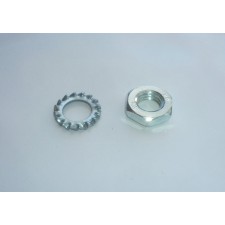 ZRCÁTKOVÁ MATICE S PODLOŽKOU  - M10X1,25  - (JEMNÝ ZÁVIT)